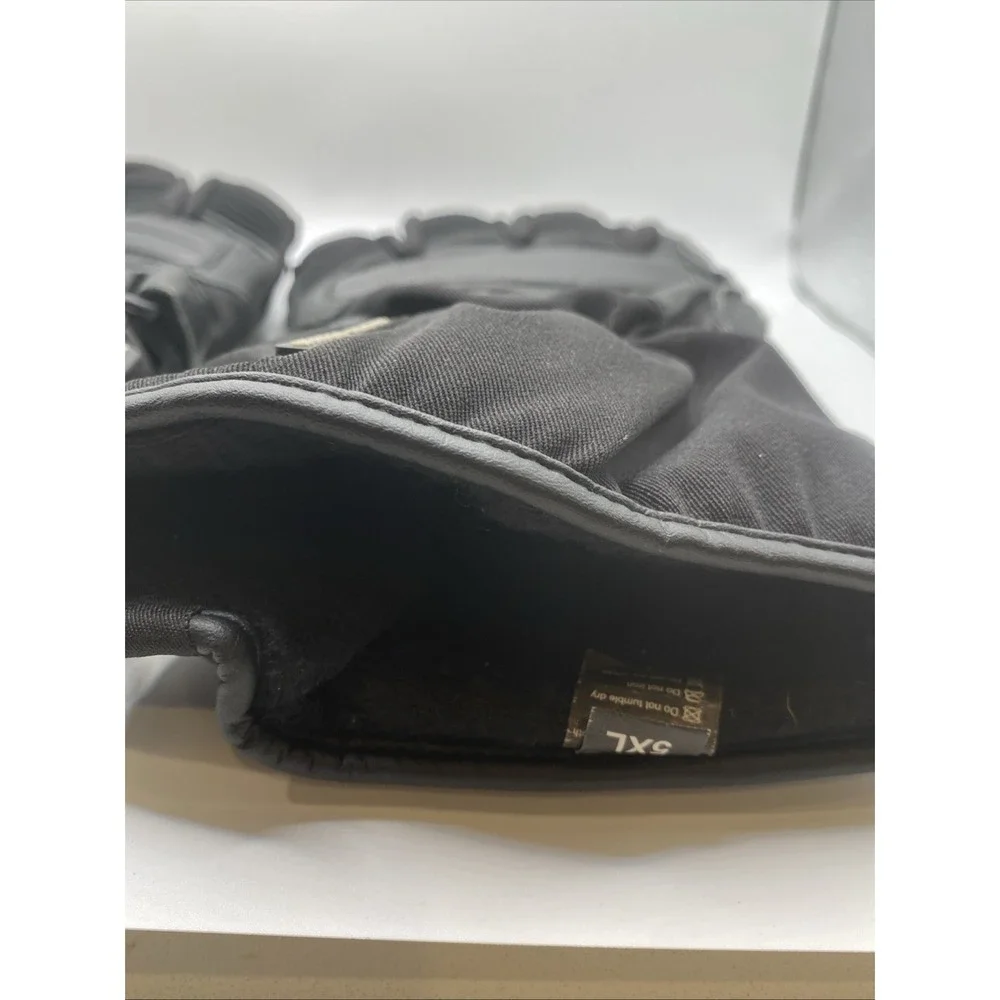 BILT Men's 5XL Motorcycle Riding Gloves Black Leather Waterproof Gauntlet - Picture 7 of 16